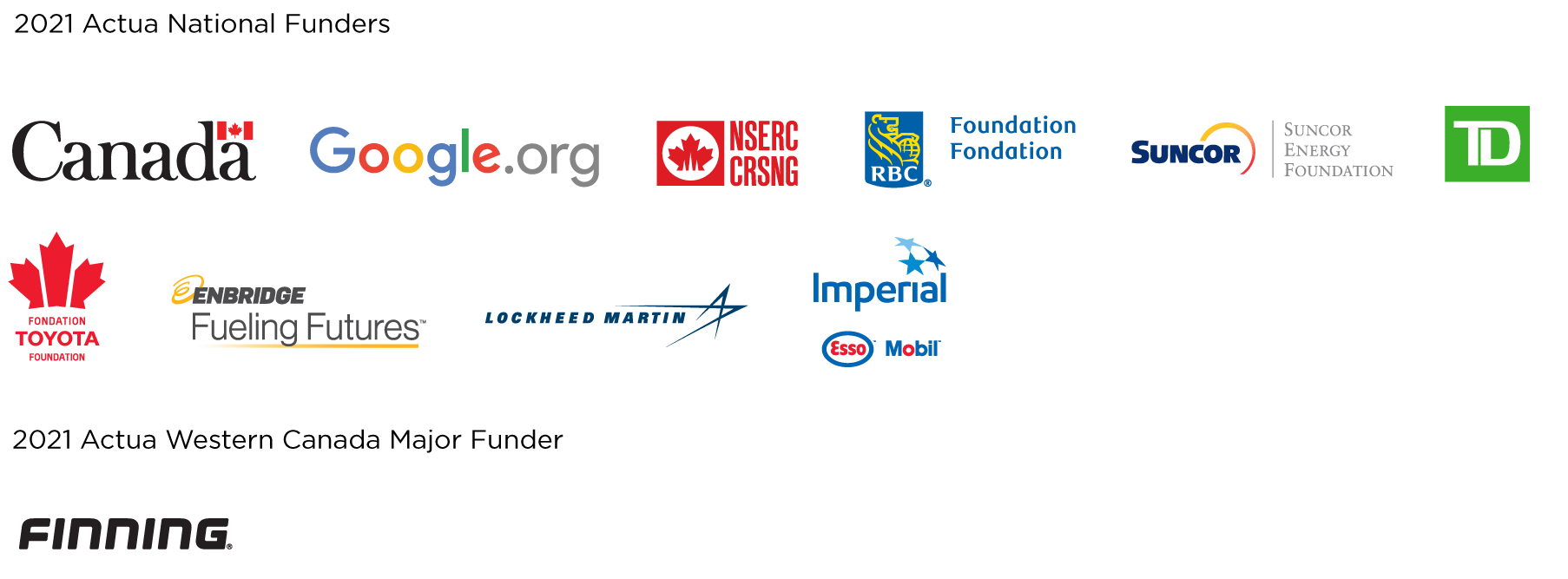 2020 National Sponsor Logos
